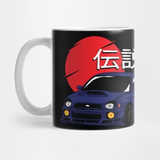 I Love WRxSubie_Dark Blue Subie Mug